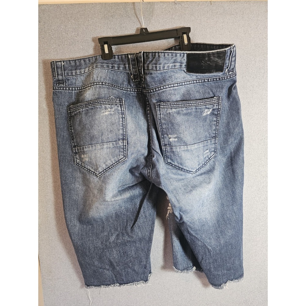 Smoke Rise Men's Denim Jeans Blue Distressed Size 40 - Picture 2 of 4